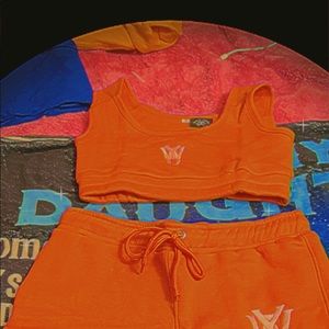Orange two piece